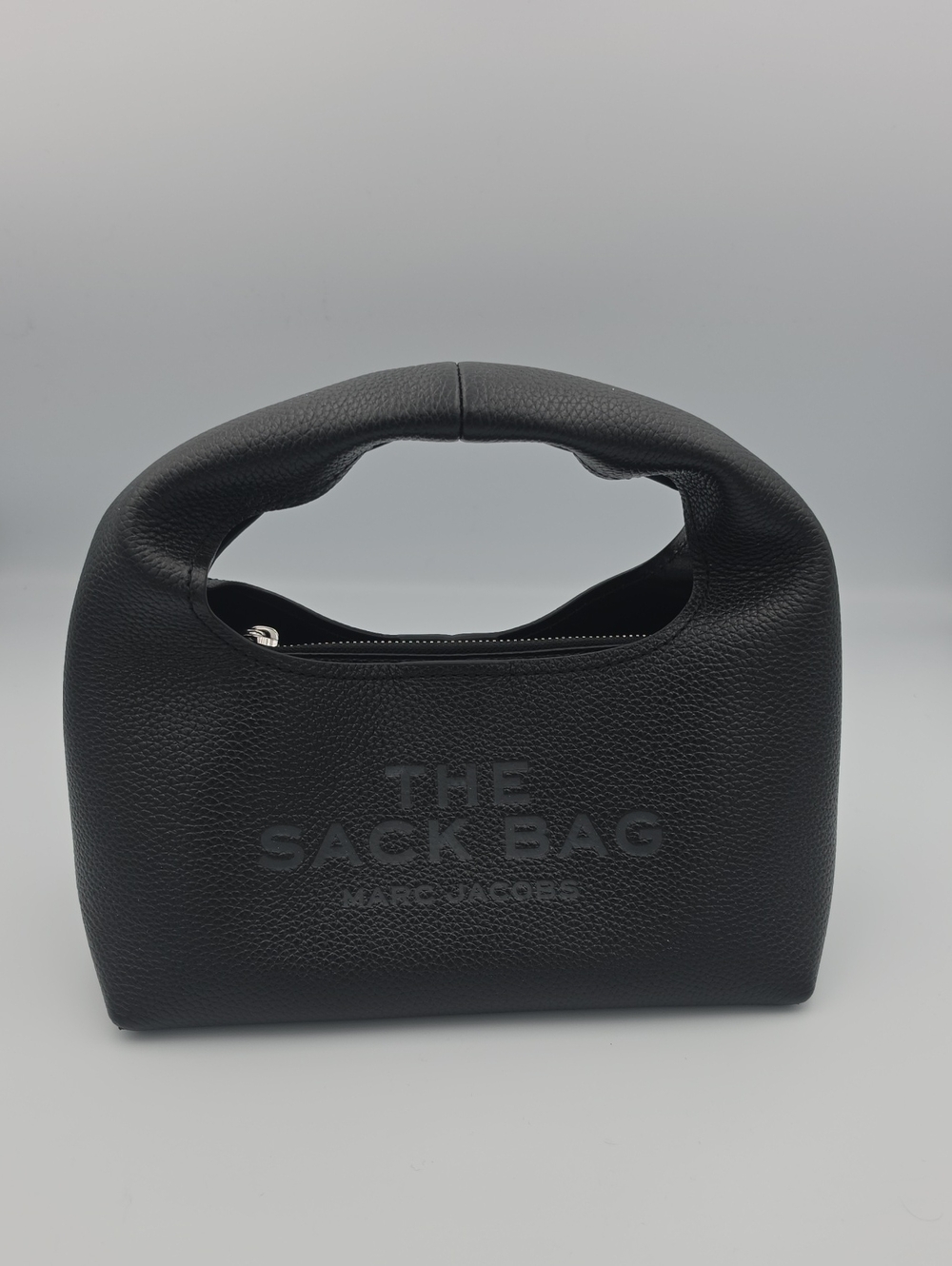 Marc Jacobs "The Sack Bag" Mini Black Pebbled Leather Top-Handle Bag (NWOT)🖤